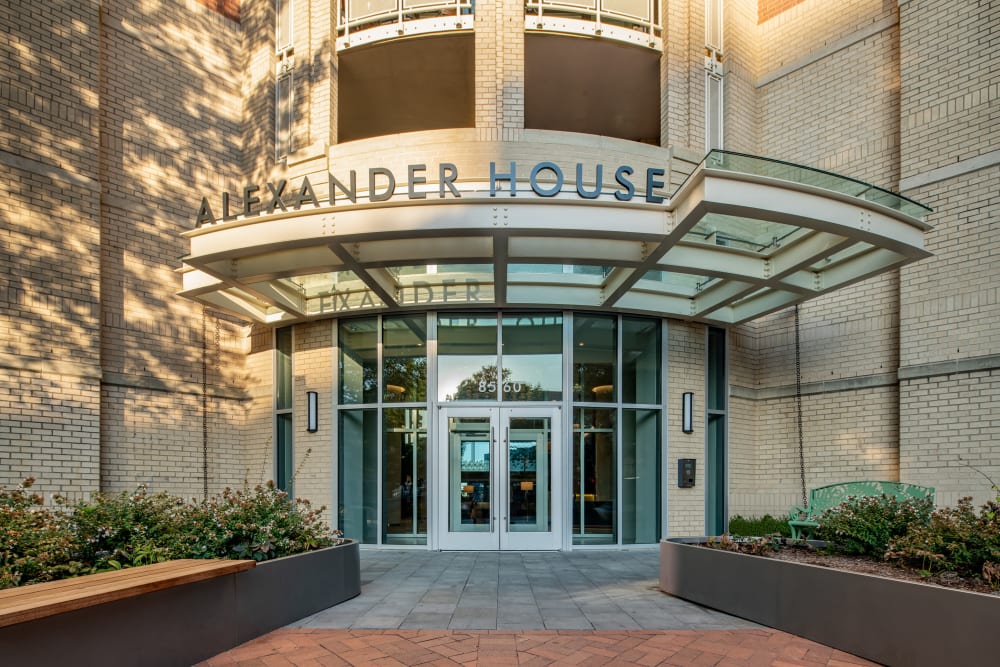 Entrance to Alexander House in Silver Spring, Maryland