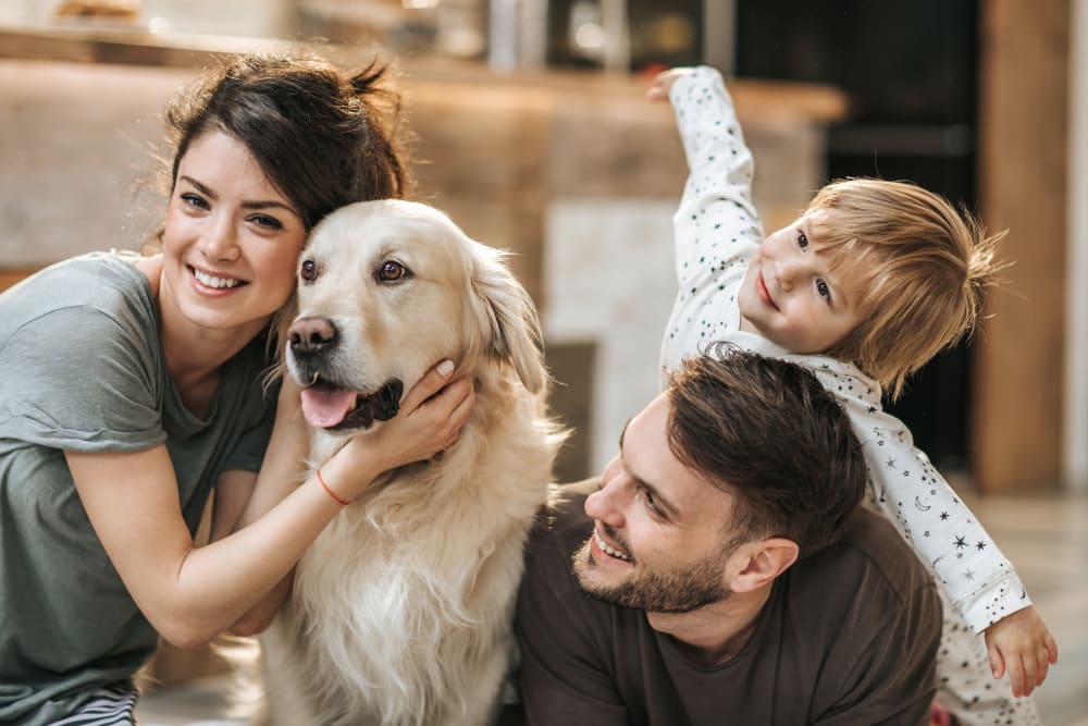 Happy family at Griffin Weston in Cary, North Carolina
