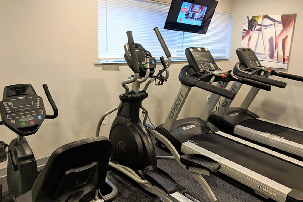 State-of-the-art fitness center at apartments in Philadelphia, Pennsylvania