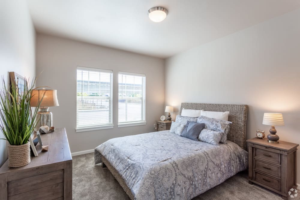 large bedroom at The Boulevard in Philomath, Oregon