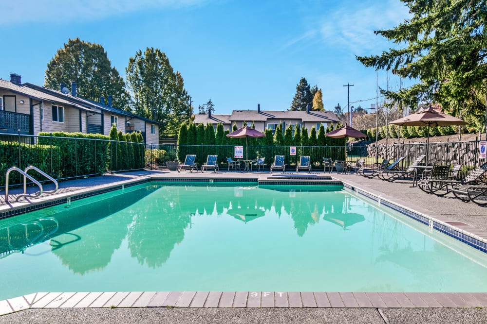 Swimming Pool at Copperstone Apartment Homes in Everett, Washington