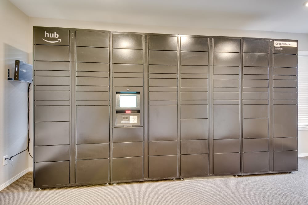Package Lockers at Copperstone Apartment Homes in Everett, Washington
