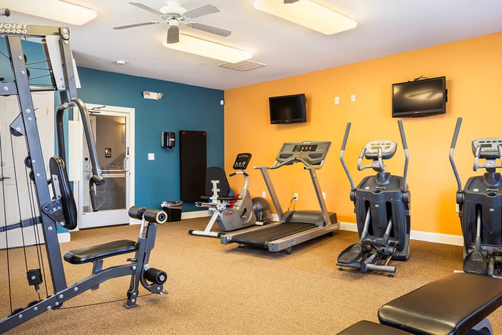 Fitness center at Cannon Mills in Dover, Delaware