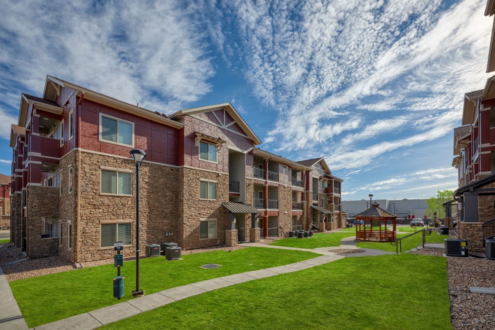 Beautiful exterior view of property at M2 Apartments in Denver, Colorado