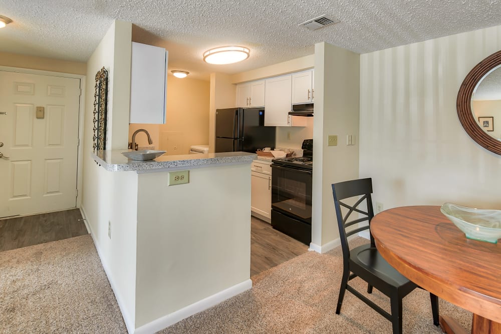 Kitchen at Kingscrest Apartments in Frederick, Maryland