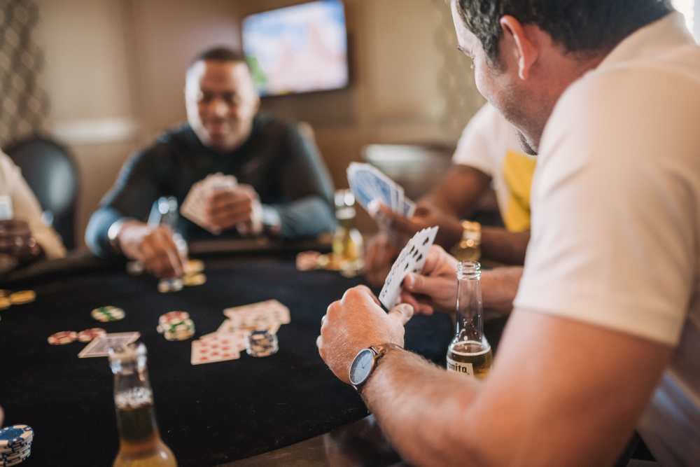 Residents enjoying a card game at Springfield Apartments in Murfreesboro, Tennessee