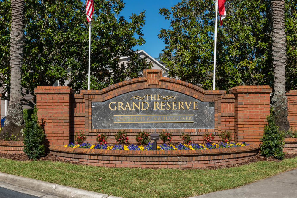 Entrance at The Grand Reserve at Maitland Park