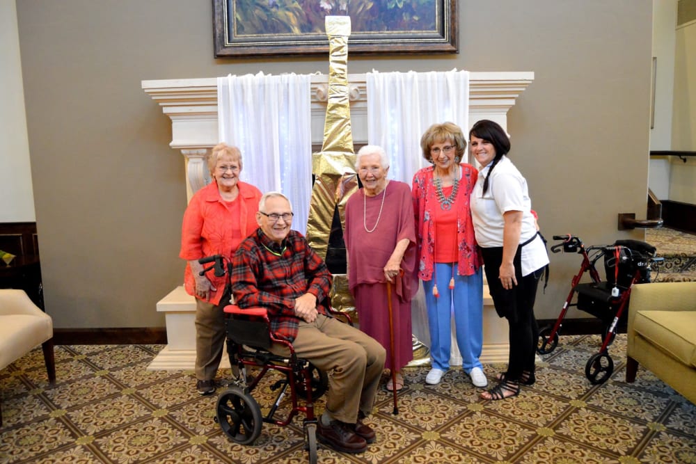 Residents gathered for a photo at The Retreat at Sunbrook in St. George, Utah