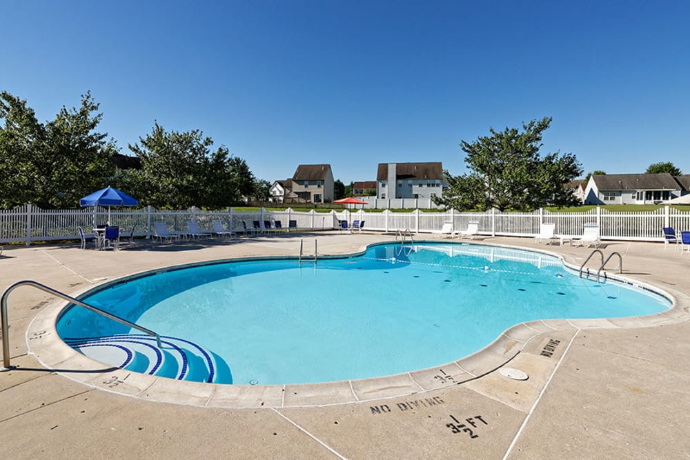 Beautiful swimming pool at Village of Westover in Dover, Delaware
