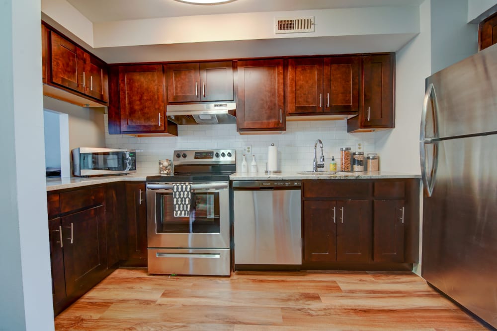 Spacious kitchen at Beacon Pointe Apartments & Townhomes in Sparrows Point, Maryland