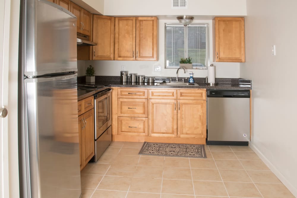 Kitchen at Orchard Hills Apartments in Whitehall, PA