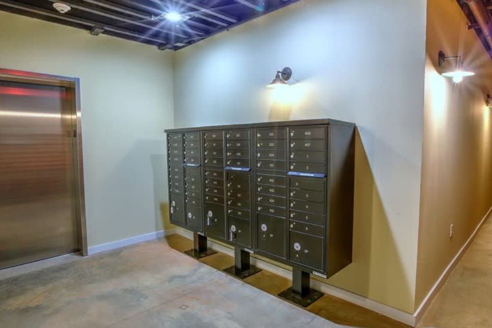 Mailboxes at Steelyard in St. Louis, Missouri