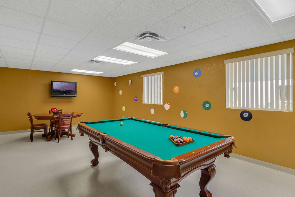 Pool room at {location_name}} in Lake Placid, Florida