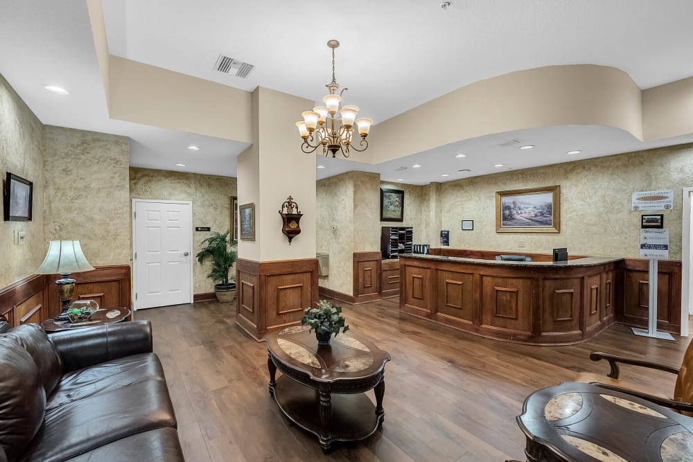 Model entry way at The Grande in Brooksville, Florida