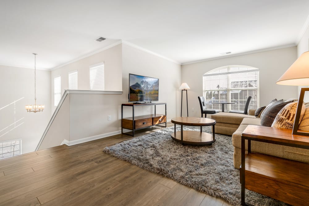 An apartment loft at Singh Apartments in West Bloomfield, Michigan