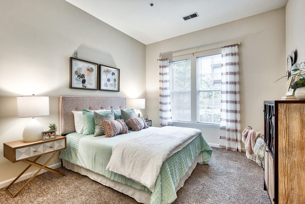Bedroom at The Quarters at Towson Town Center in Towson, MD