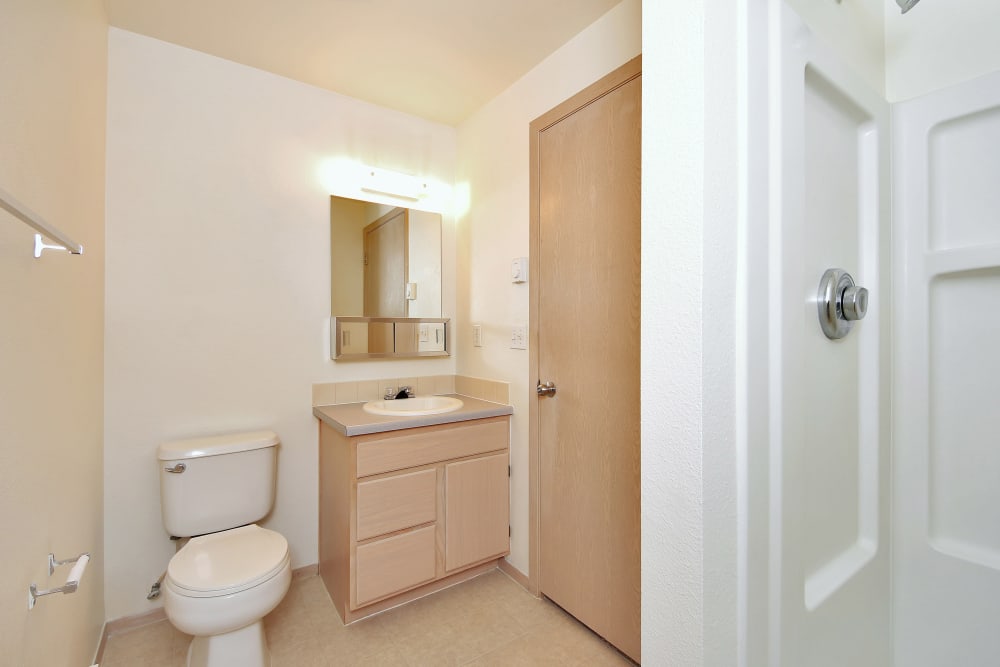 Bathroom at Marketplace Apartments in Vancouver, Washington