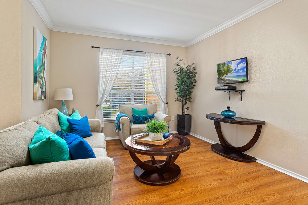 Living room at The Lodge at Shavano Park