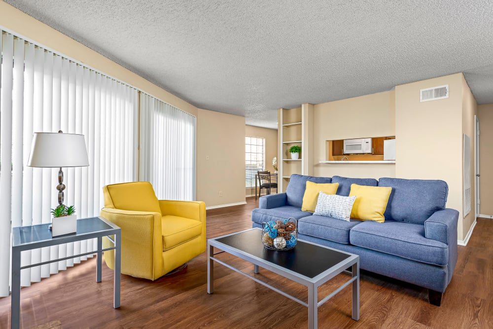 Living Room at Stoneybrook Apartments and Townhomes