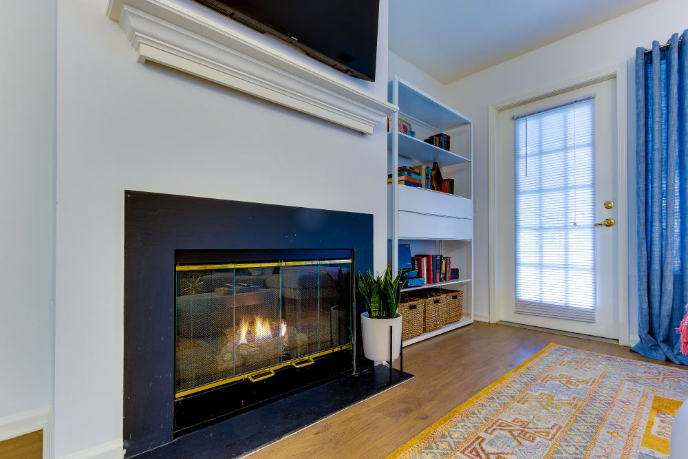 Fireplace at Eagle Rock Apartments at Freehold in Freehold, New Jersey