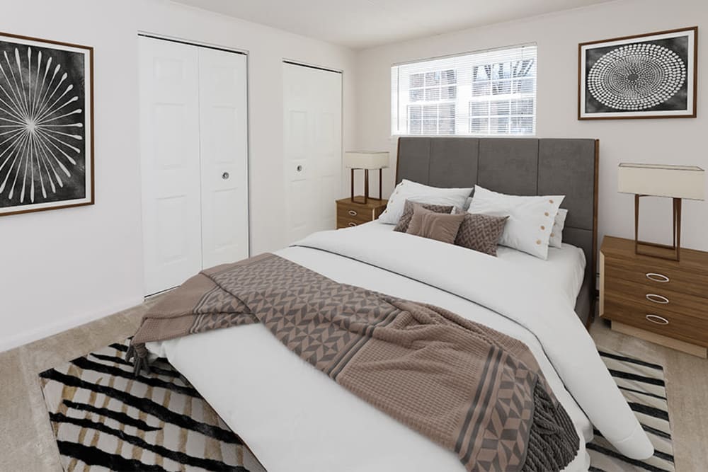 Cozy Bedroom at Waterview Apartments in West Chester, Pennsylvania