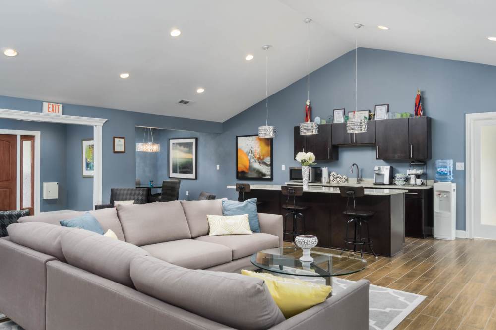 Clubhouse with pantry at Paddock Club Apartments in Florence, Kentucky