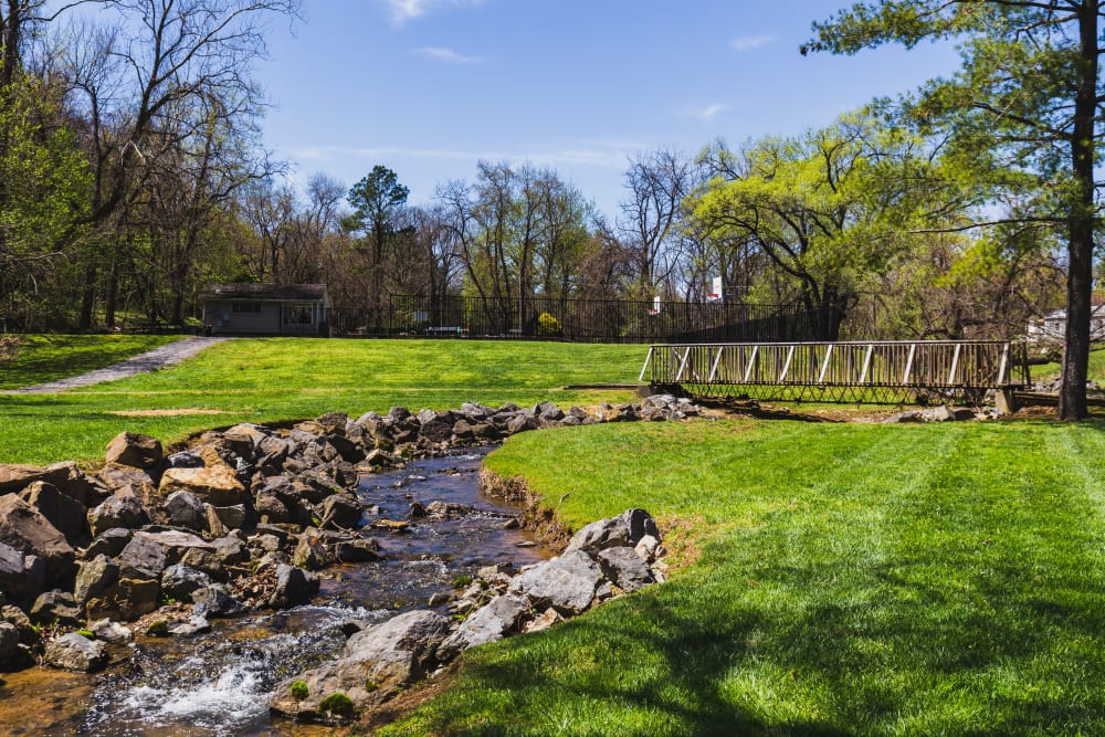 View of the canal at Salem Wood Apartments in Salem, Virginia