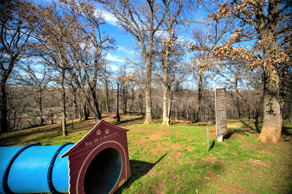 Dog park at Enclave at Grapevine in Grapevine, Texas