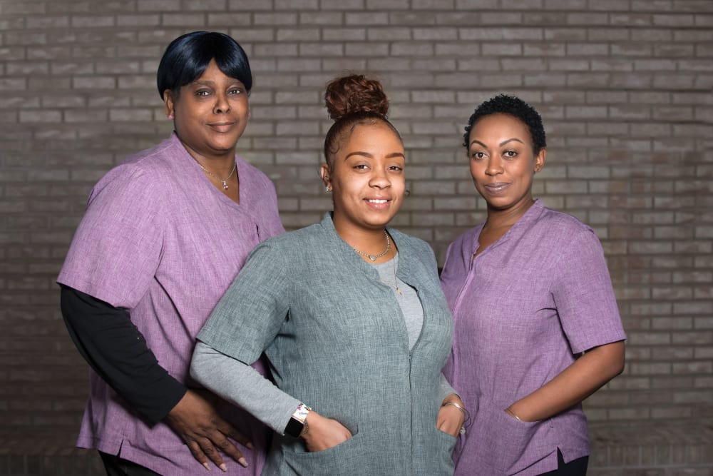 3 nurses at Randall Residence of Sterling Heights in Sterling Heights, Michigan
