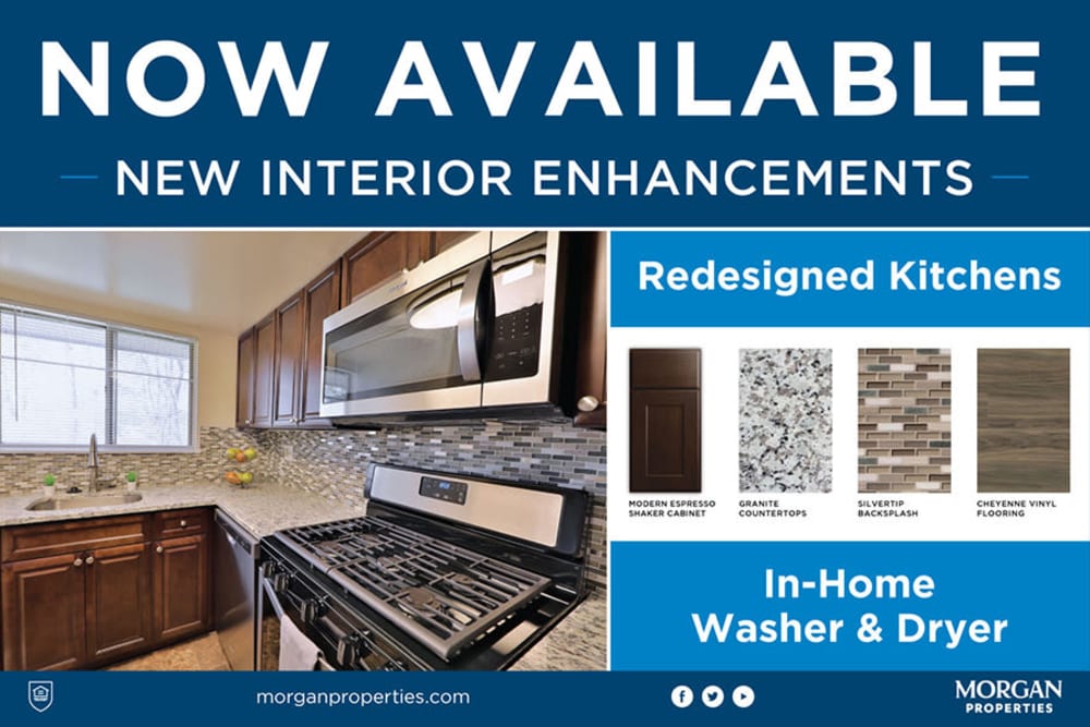 Now Available - New Interior Enhancements at Princeton Estates Apartment Homes in Temple Hills, Maryland