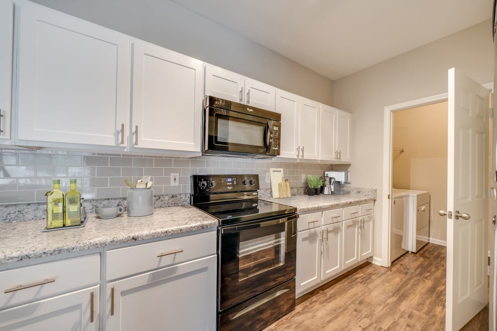 Bright kitchen at Preston View in Morrisville, North Carolina