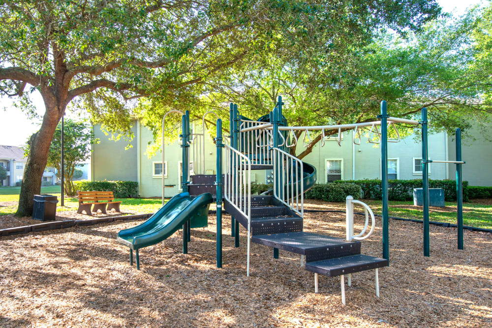 Onsite children's playground at Cape House in Jacksonville, Florida