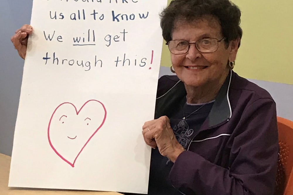 A positive message from a Clearwater resident