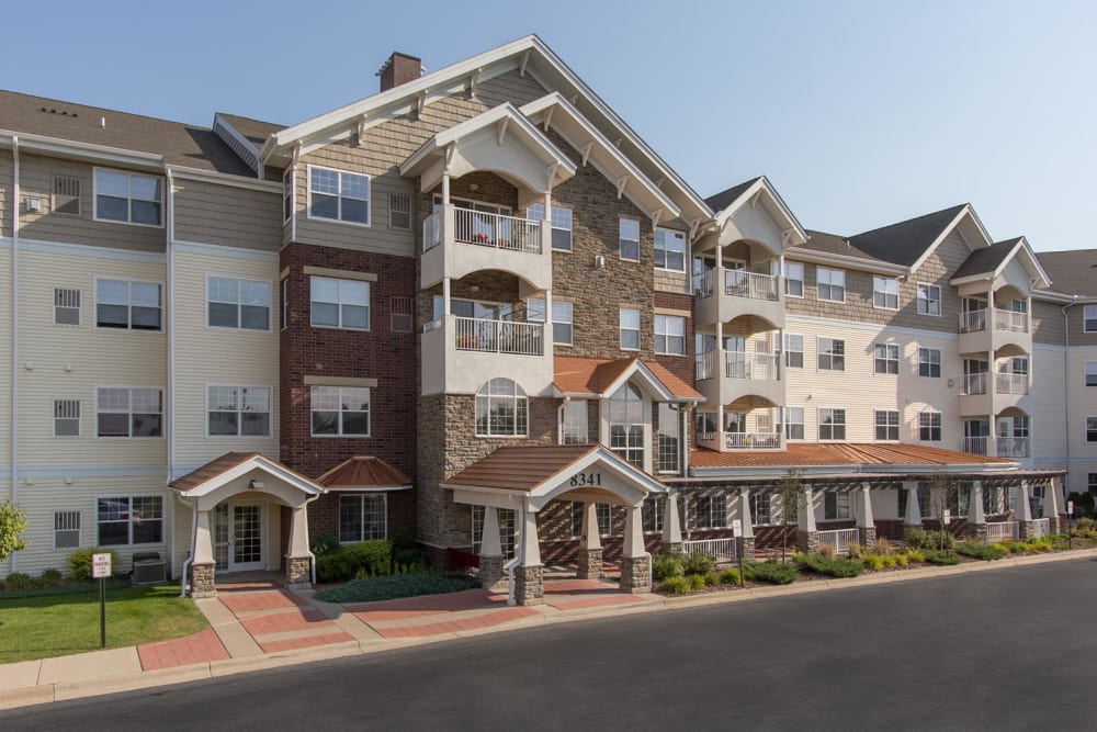 Main building at Applewood Pointe of Bloomington in Bloomington, Minnesota. 