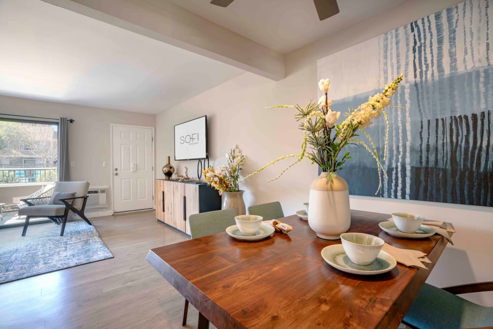 Dining Room at Sofi Berryessa in San Jose, California