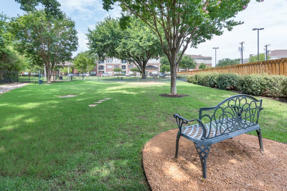 Convenient pet park for residents at Olympus 7th Street Station in Fort Worth, Texas