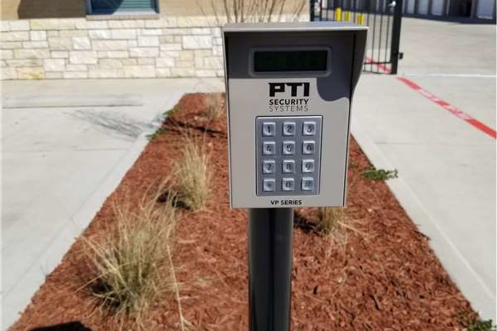 Electronic keypad access at Storage 365 in Arlington, Texas