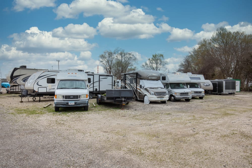 RV parking at StayLock Storage in Bettendorf, Iowa