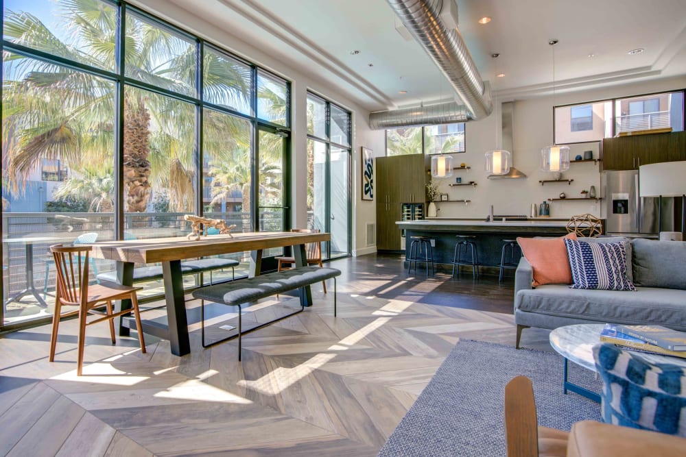 Clubhouse at Sofi Riverview Park in San Jose, California
