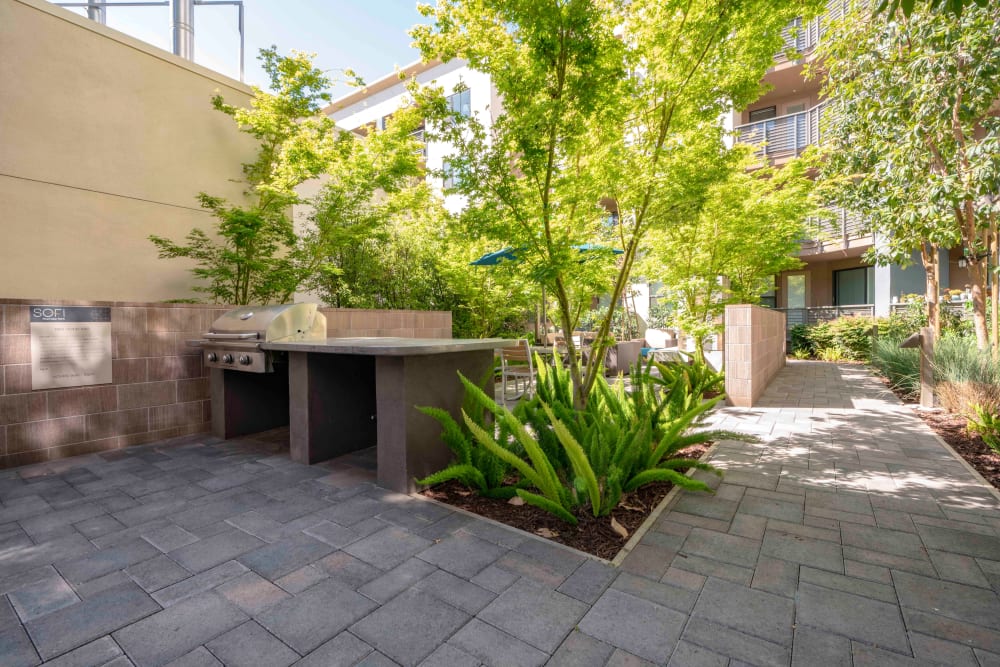 BBQ Area at Apartments in San Jose, California
