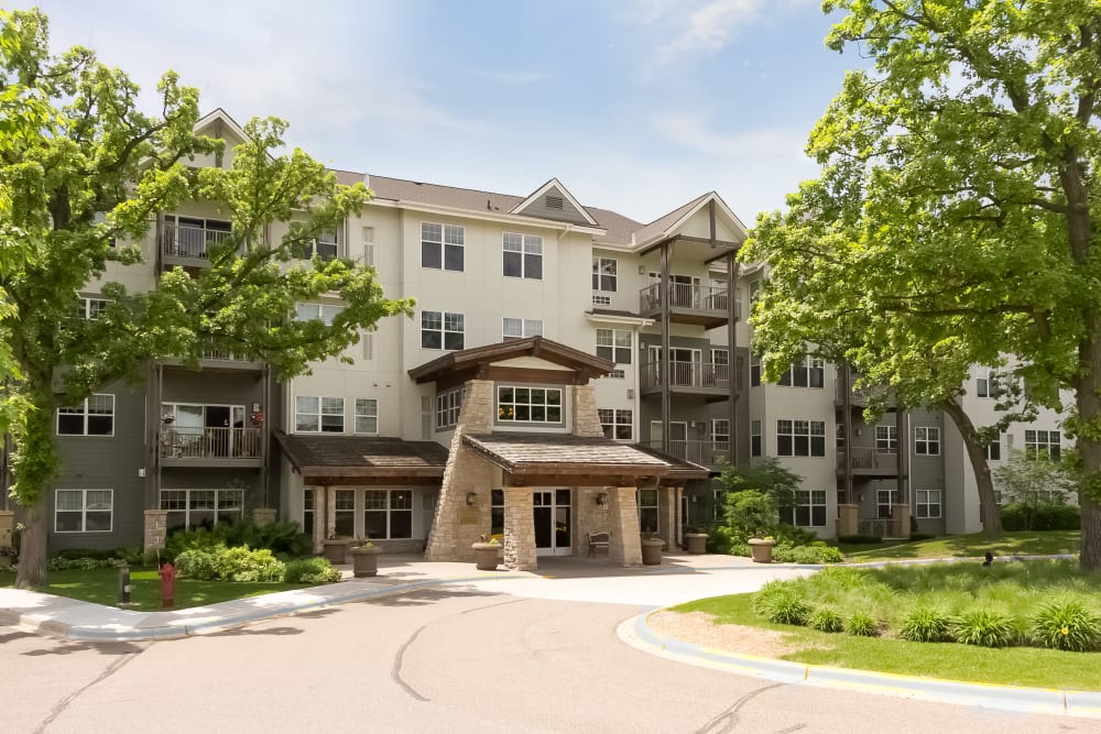 Main building at Applewood Pointe of New Brighton in New Brighton, Minnesota. 