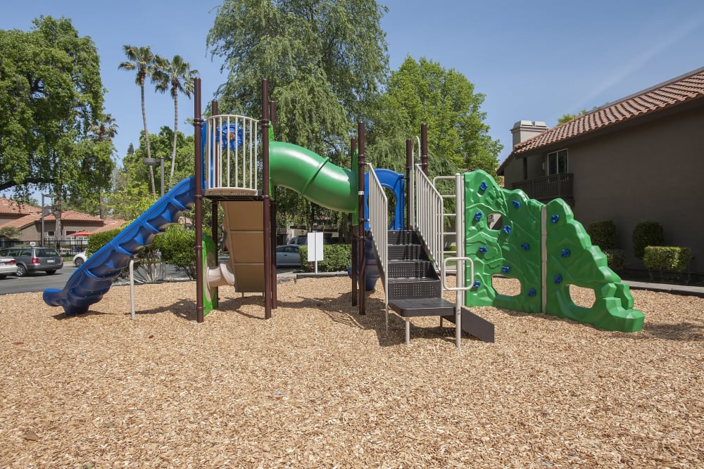 On-site children's playground at Shore Park at Riverlake in Sacramento, California