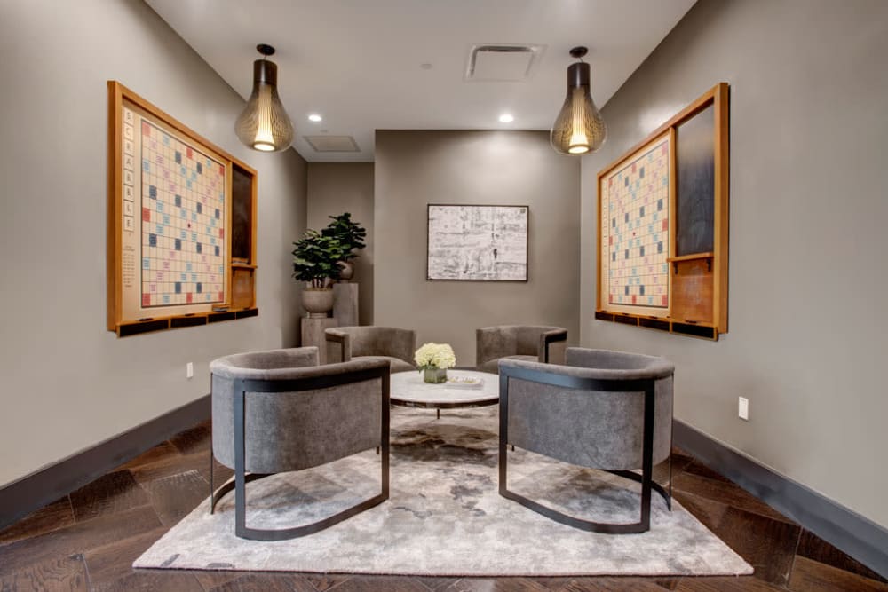 A game room at Skyline New Rochelle in New Rochelle, New York