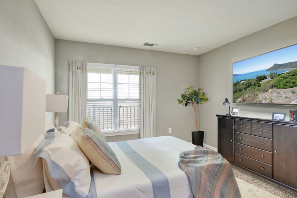 Spacious bright bedroom at Bradlee Danvers in Danvers, Massachusetts