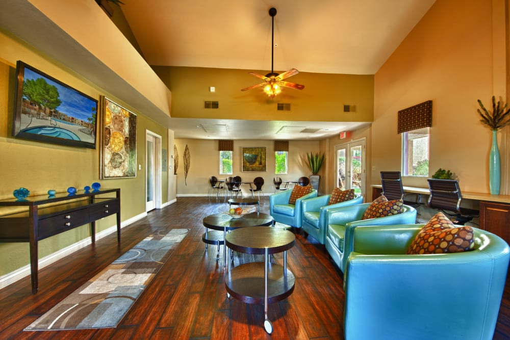 High end Avia McCormick Ranch Apartments clubhouse in Scottsdale, Arizona