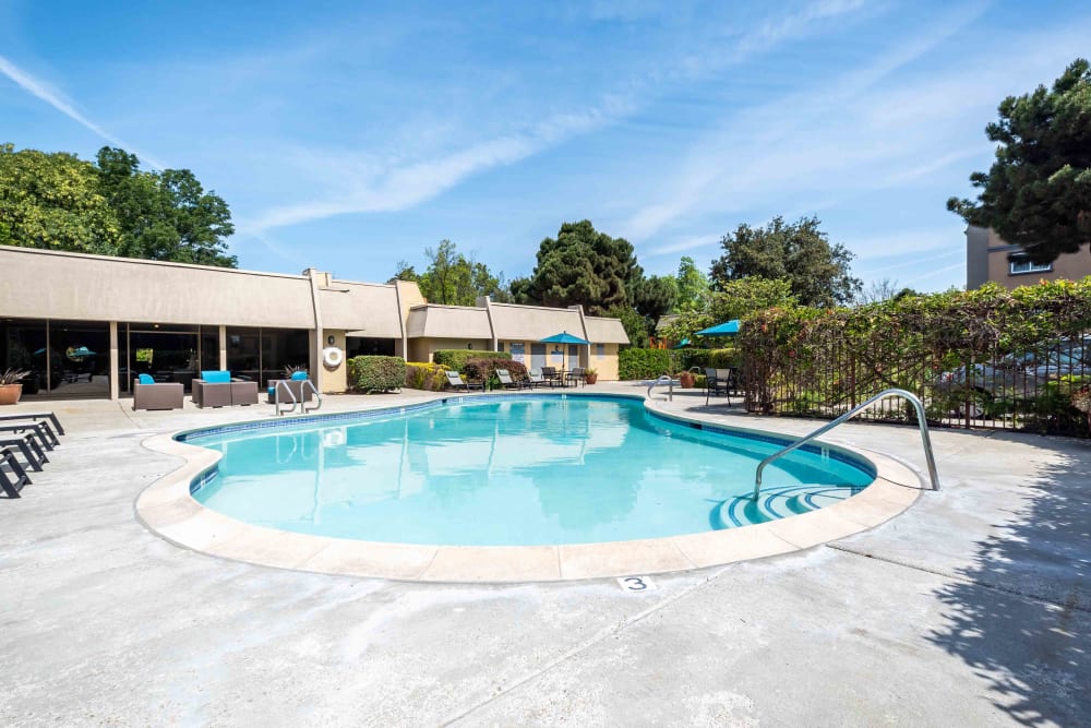 Outdoor pool at Waterstone Fremont in Fremont, California