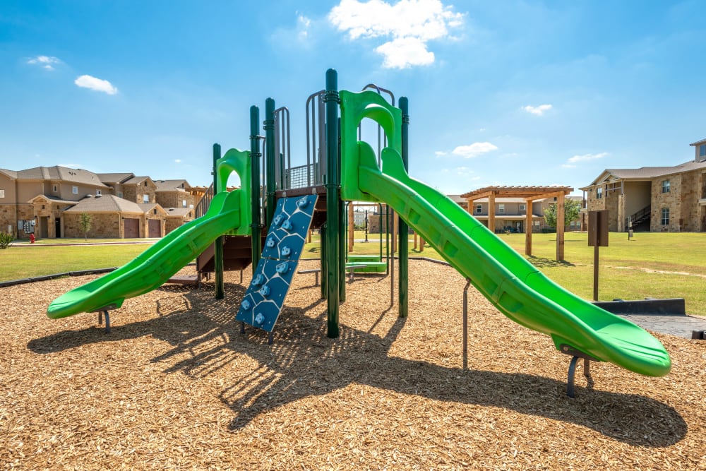 Children's playground at Olympus Willow Park in Willow Park, Texas