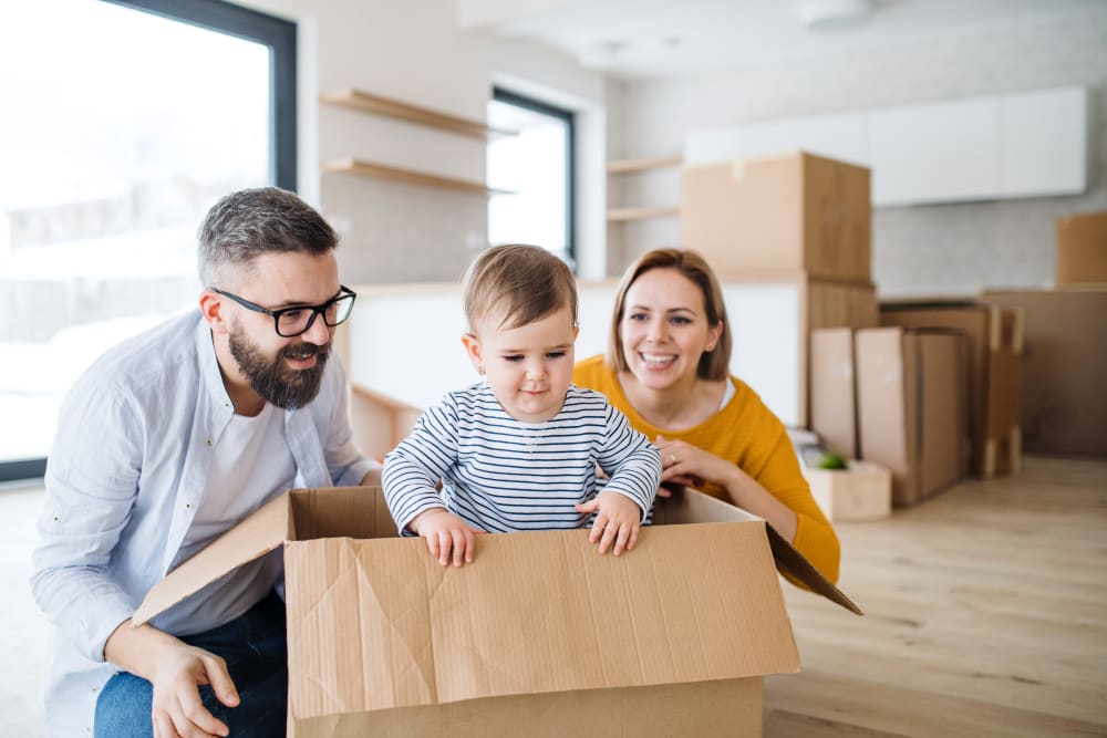 Family preparing items for storage in Augusta, Georgia at Storage Units