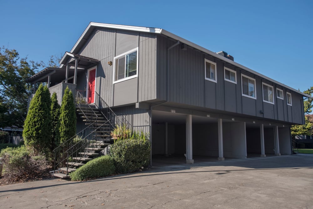 Covered parking spots at Spring Lake Apartment Homes in Santa Rosa, California