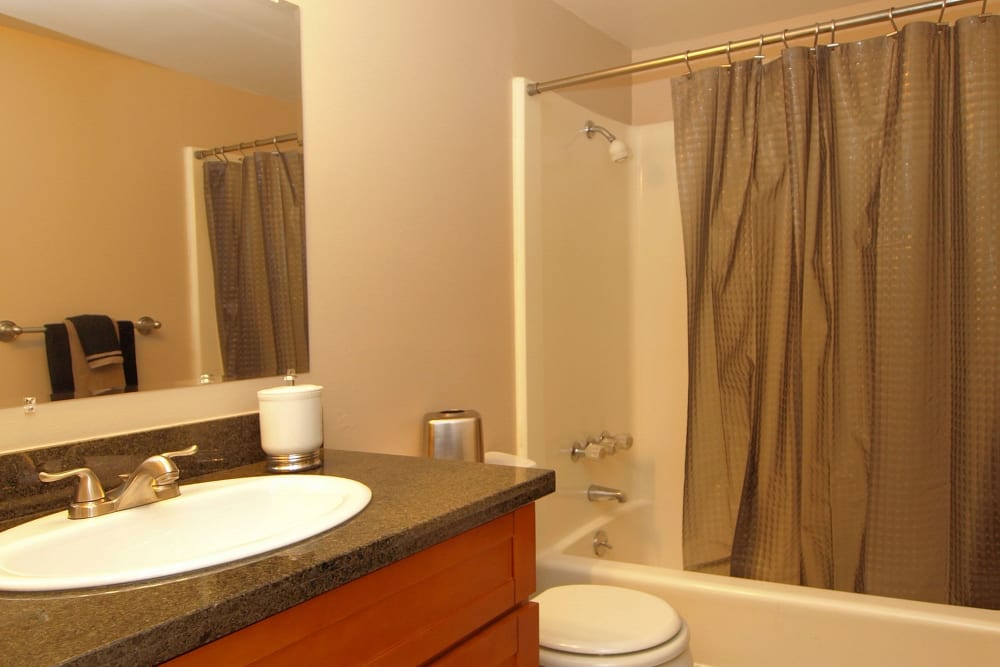 Bathroom at Spring Lake Apartment Homes in Santa Rosa, California